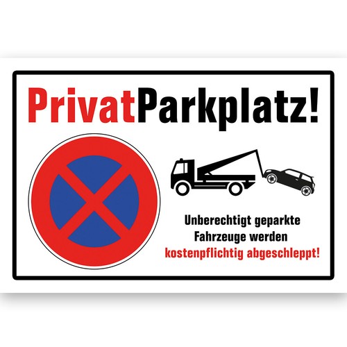 Parken verboten schild - verboten,