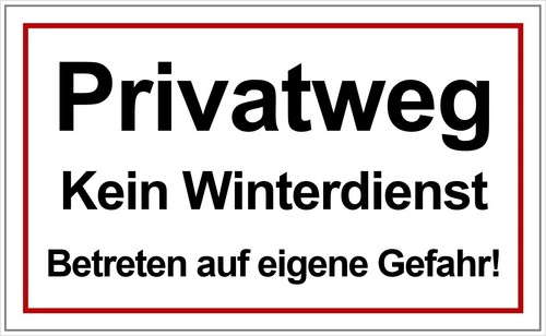 Privatweg kein - -,