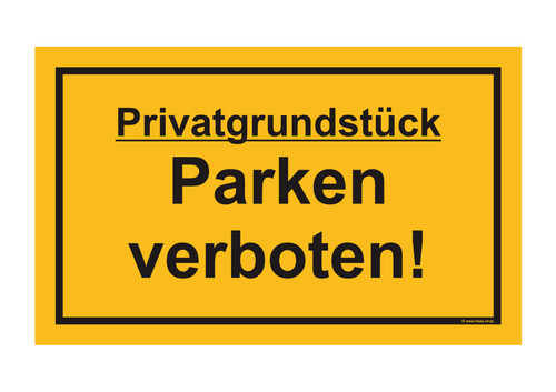 Schild privatgrundstück - schild,