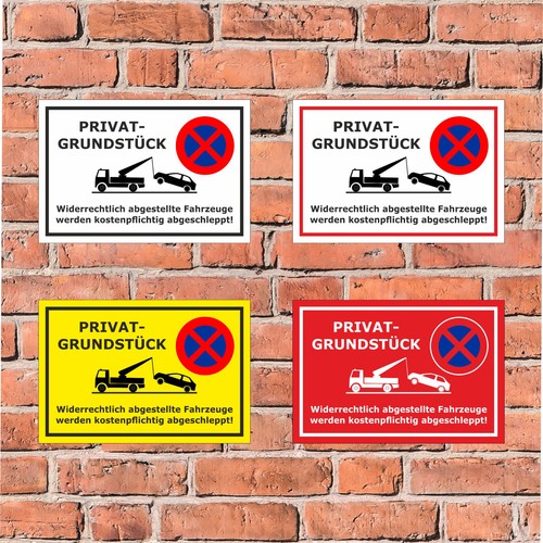 Schild parken verboten - -,