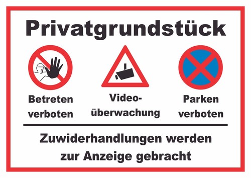 Privatgrundstück betreten und - betreten,