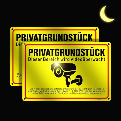 Videoüberwachungsschilder