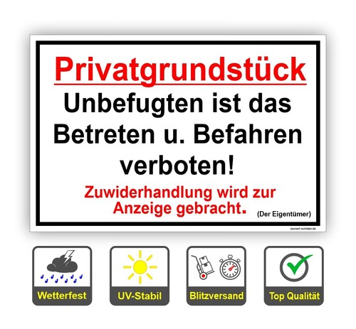 Privatgrundstück betreten - privatgrundstück,,