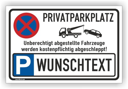 Parken verboten schild - parken,