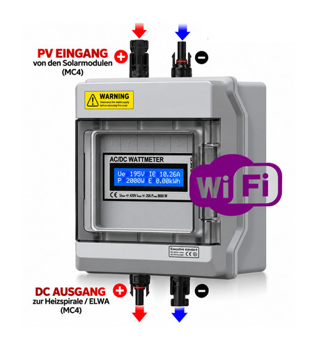 Wattmeter 430v dc - dc,