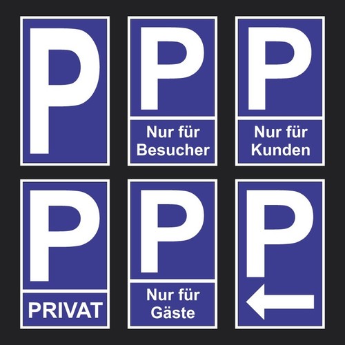 Schild parkplatz privat - privat, kunden