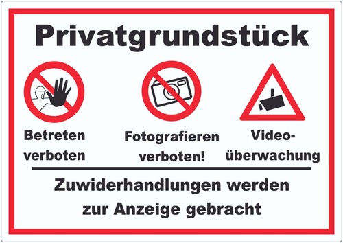 Privatgrundstück betreten - privatgrundstück,