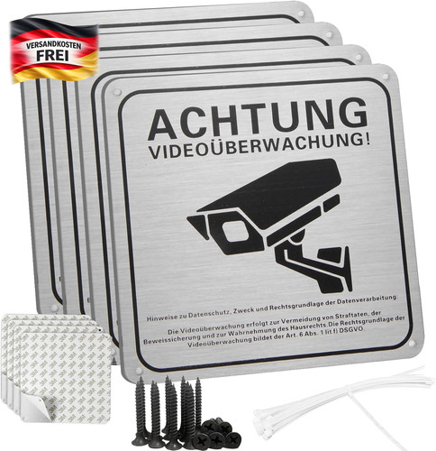 Videoüberwachungsschild