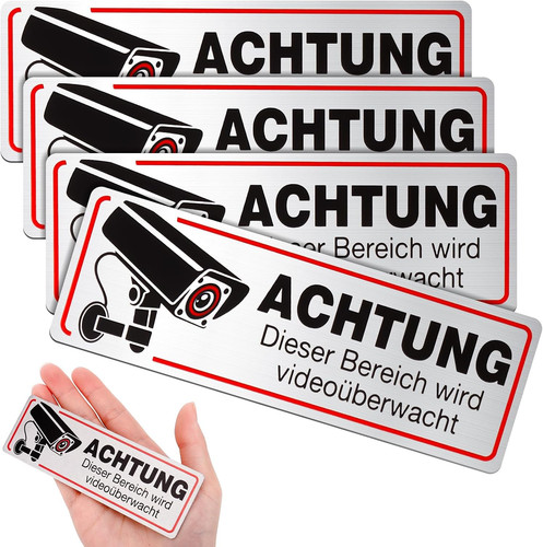 Videoüberwachung schild - videoüberwachung,