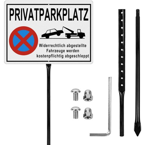 Privatparkplatz schild mit - privatparkplatz,