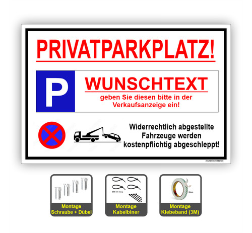 Privatparkplatz