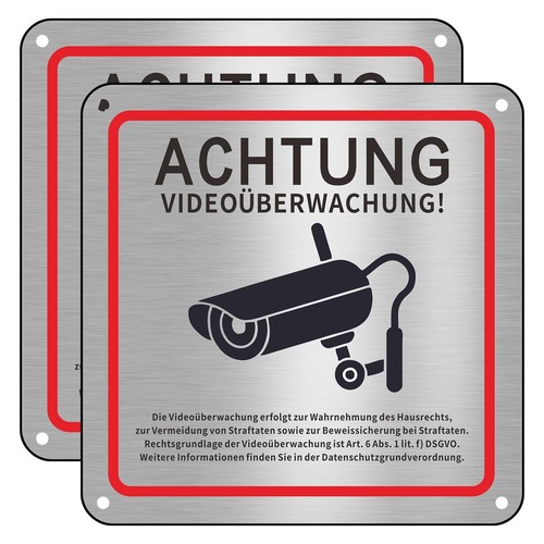 Videoüberwachung schild 2 - videoüberwachung,
