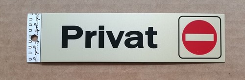 Privat 45x165mm - "privat",