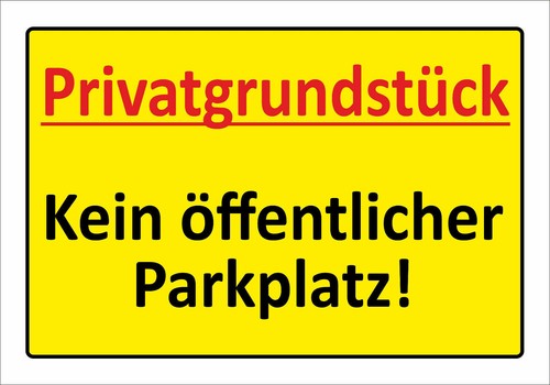 Privatgrundstück kein - privatgrundstück-,