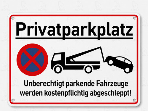 Privat parkplatz schild parken - privat,