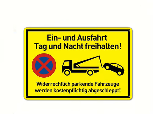 Parken verboten schild - verboten,