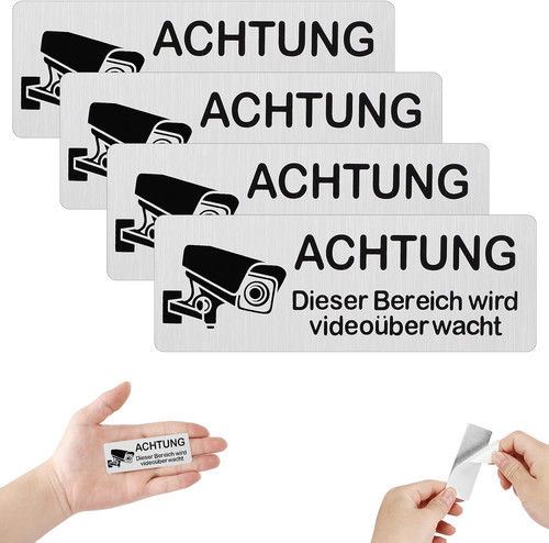 Videoüberwachung - 4x,