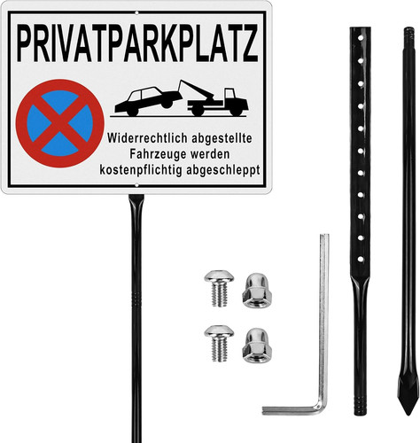 Privatparkplatz schild mit - privatparkplatz,