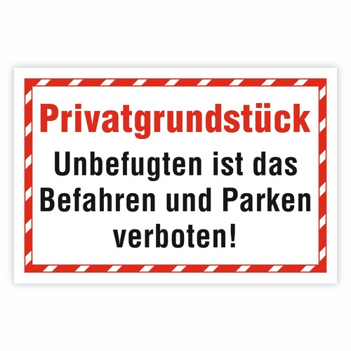 Schild privatgrundstück - schild,