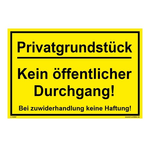 Schild privatgrundstück - privatgrundstück,