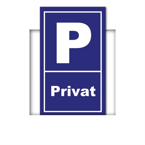 Hinweisschild privat - hinweisschild,