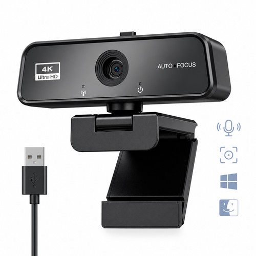 Uhd webcam autofokus - 4k,