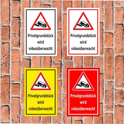 Schild privatgrundstück wird - schild,