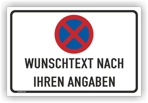 Parken verboten schild - parken,