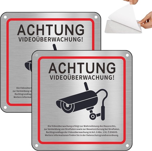 Videoüberwachung schild 2 - schild,,